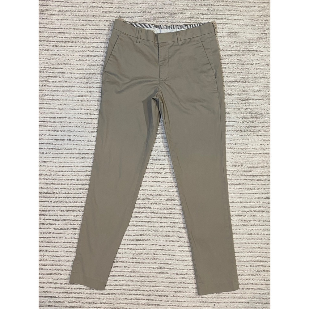 Express Performance Extra Slim Chino Pants Mens 28x32 Taupe Khaki Stretch+